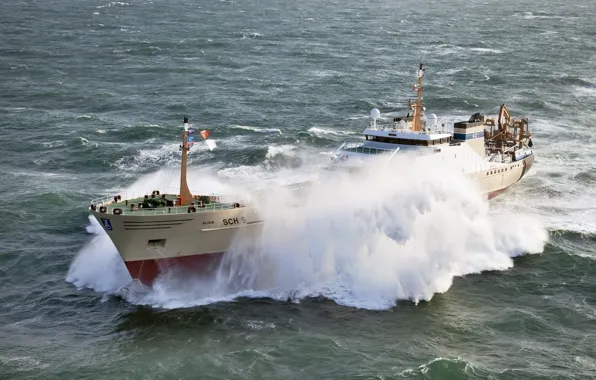 Sea, mood, ship