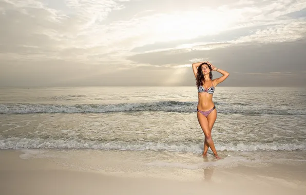Sea, girl, bikini, Joanna