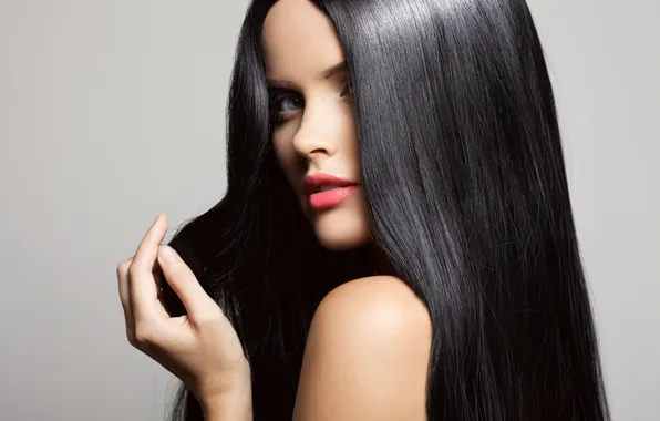 Look, face, background, model, hair, hands, makeup