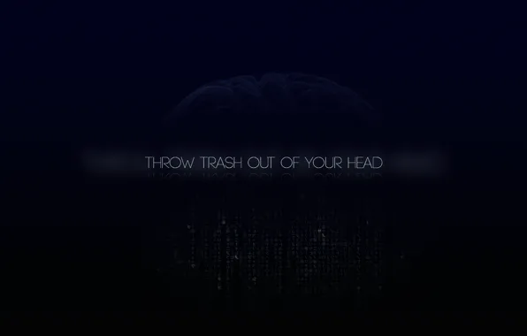 Abstraction, brain, trash