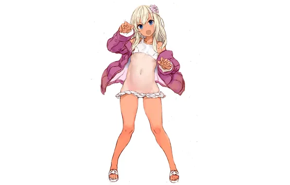 Girl, sexy, long hair, legs, anime, blue eyes, beautiful, pretty