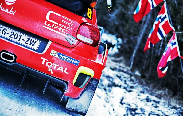 Winter, Auto, Snow, Sport, Machine, Race, Norway, Citroen