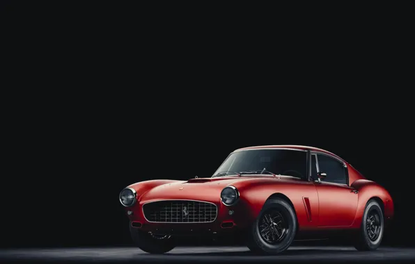 Red, Auto, Minimalism, Machine, Ferrari, Rendering, Concept Art, Vehicles