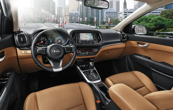 Picture panel, interior, the wheel, salon, Kia, Kia, crossover, torpedo