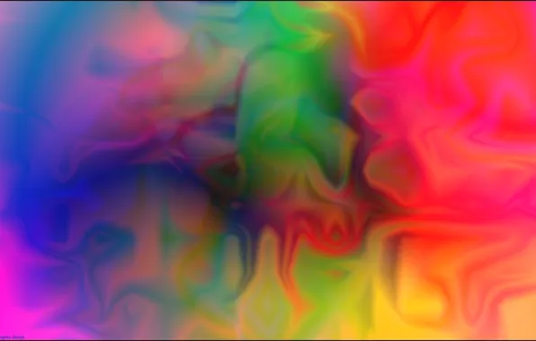 Light, smoke, color, gas, fractal