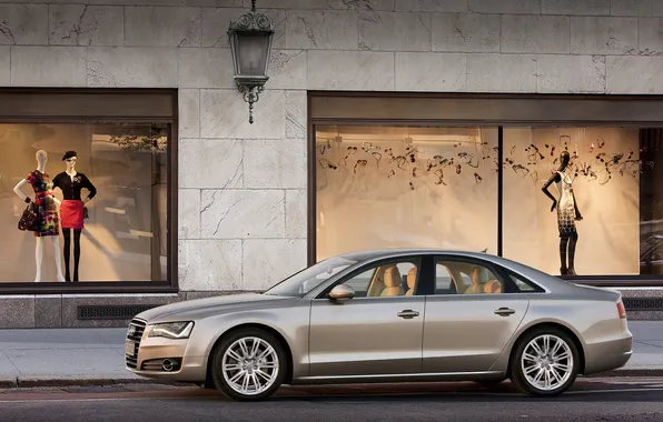 Picture Audi, wall street, shop