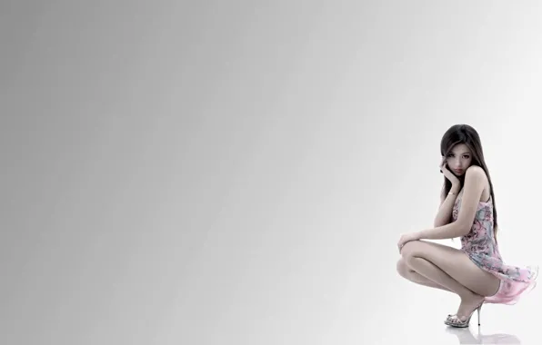 Girl, Wallpaper, Japanese, minimalism