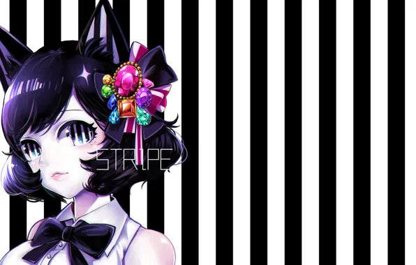 Girl, strips, neko
