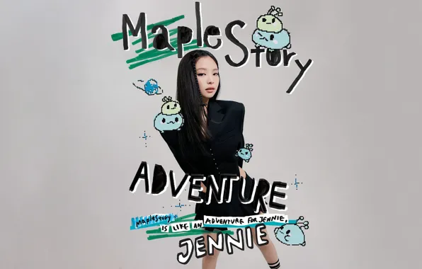 Wallpaper for desktop, kpop, blackpink, blackpink, korean singer, 2400x1350, kim jennie, kim jenny