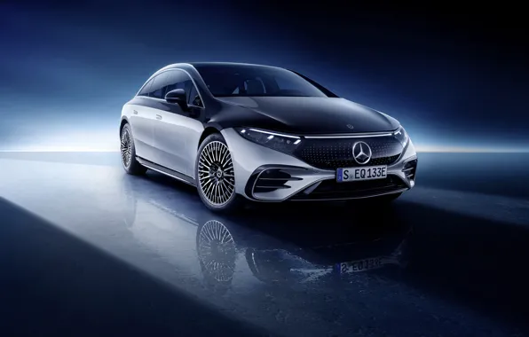 Picture design, Mercedes-Benz, sedan, exterior, 4MATIC, EQS 580, V297