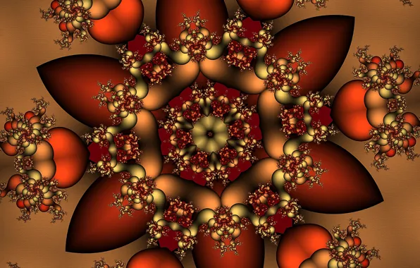 Abstraction, pattern, fractals, fractal, geometry, ornament, symmetry, abstract background