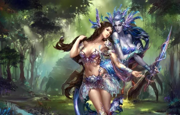 Fantasy, girls, warriors