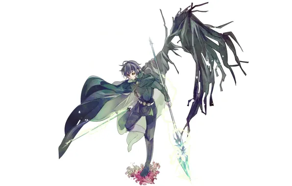 Wings, the demon, spear, Owari no Seraph, The last Seraphim, Yuichiro Hakua, Hyakuya Yuuichiro