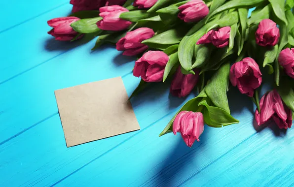 Picture flowers, bouquet, tulips, wood, flowers, tulips, spring, purple