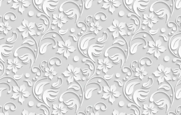 Picture flowers, texture, white, flower, background, pattern