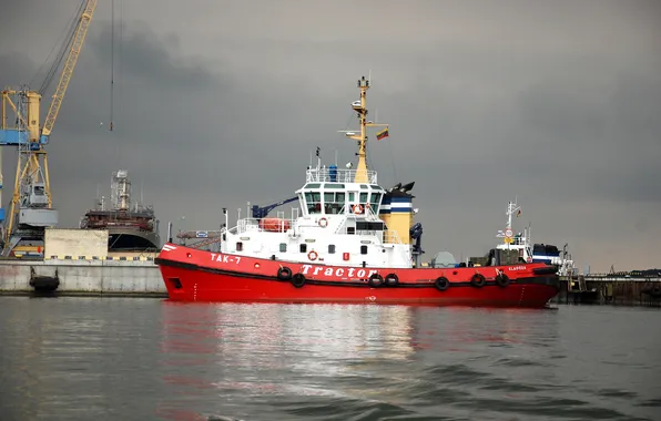 Sea, photo, ship, pier, pierce, port, Klaipéda