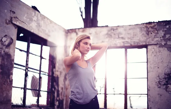 Model, lighting, Rachel Yampolsky