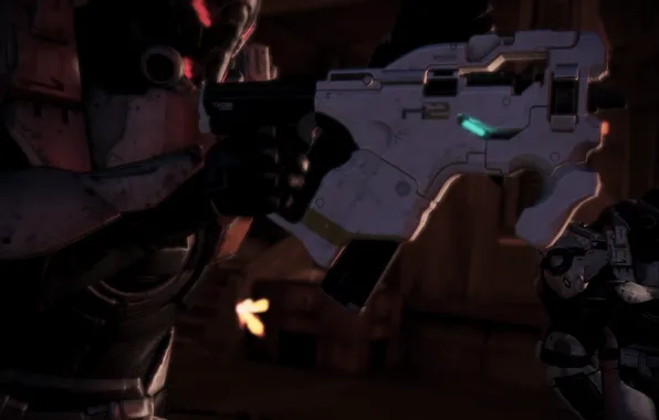 Future, weapons, war, soldiers, Mass Effect, Cerberus
