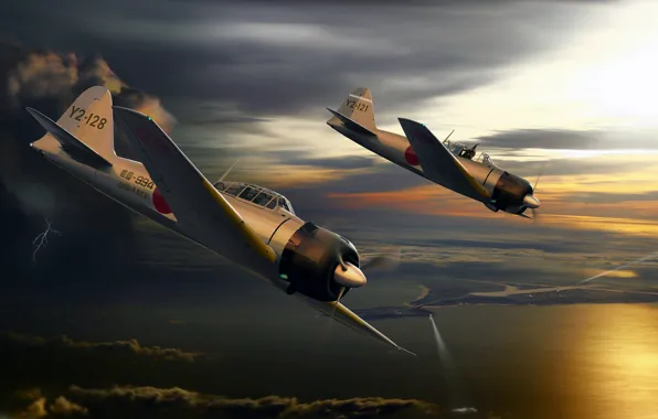 Mitsubishi, Zero, A6M, Japanese light carrier-based fighter, The Imperial Japanese Navy