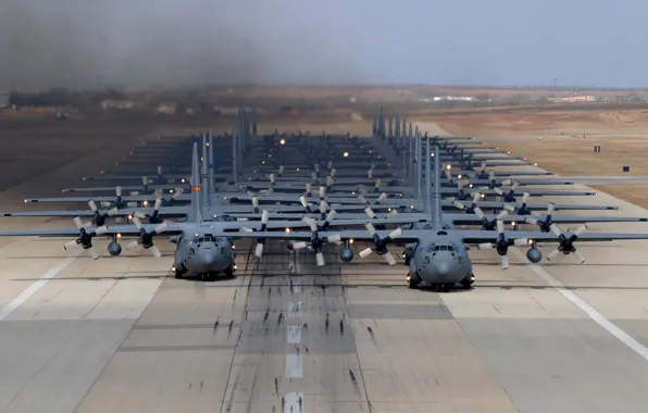 Aircraft, Hercules, C-130H, military transport