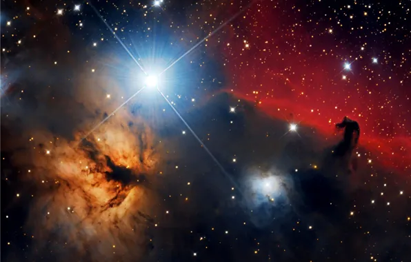 Space, Horse Head, Nebula Flame
