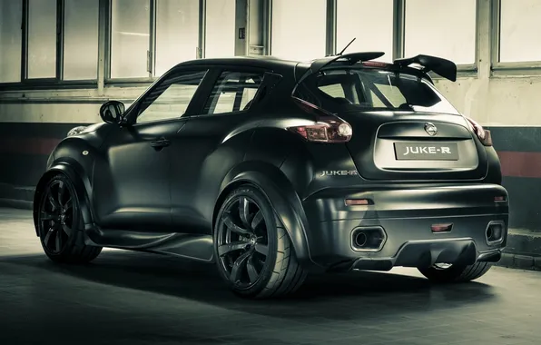 Picture Concept, background, black, tuning, Nissan, the concept, Nissan, rear view