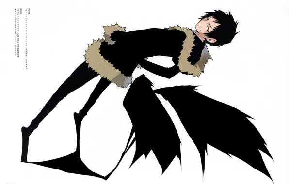 Shadow, guy, Art, Durarara!!, Of Izaya Orihara