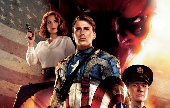 Captain America, Red Skull, Chris Evans, Hugo Weaving, Hugo Weaving, The first avenger, Chris Evans, …