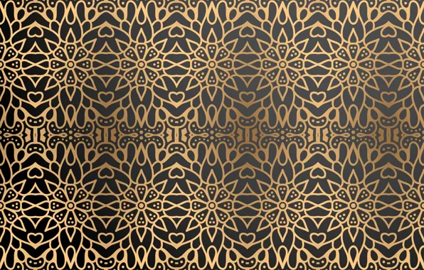 Background, gold, pattern, black, gold, Texture, background, color