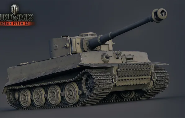 Tiger, Germany, tank, tanks, Germany, render, WoT, World of tanks