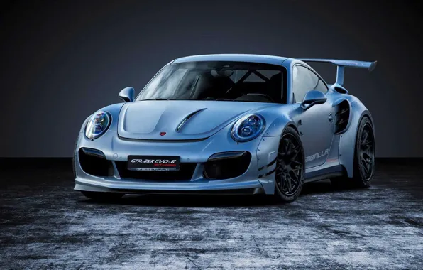 911, porsche, Blue, cars, auto, Turbo, gemballa, Supercar