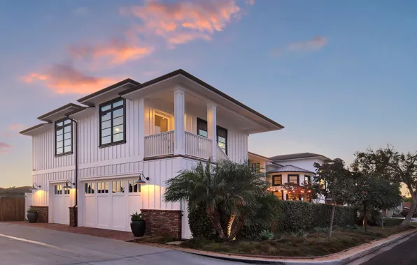 House, photo, garage, USA, mansion, Newport Beach