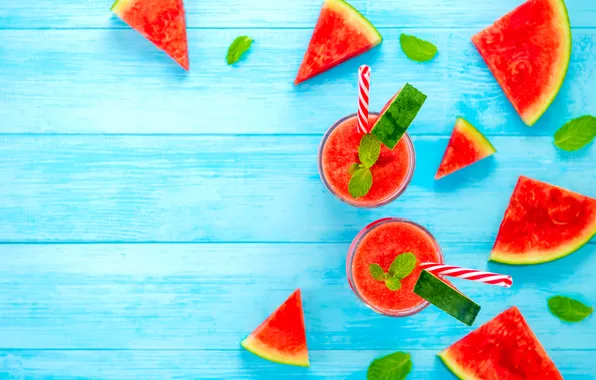 Watermelon, juice, juice, fresh, watermelon, slice