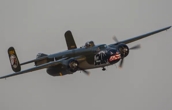 Bomber, twin-engine, average, B-25