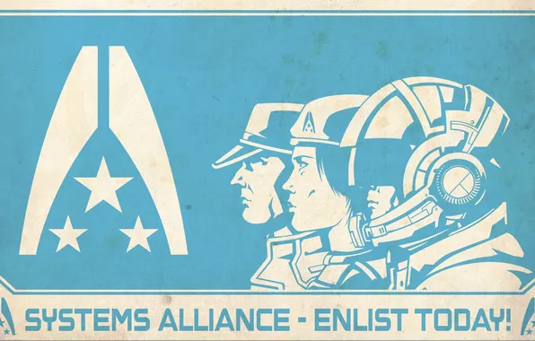 Picture mass effect, poster, alliance