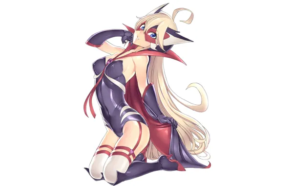 Kawaii, bodysuit, boobs, breast, anime, tits, hero, mask