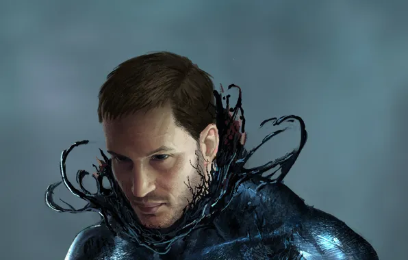 Face, background, art, coating, Venom, Venom, Eddie Brock