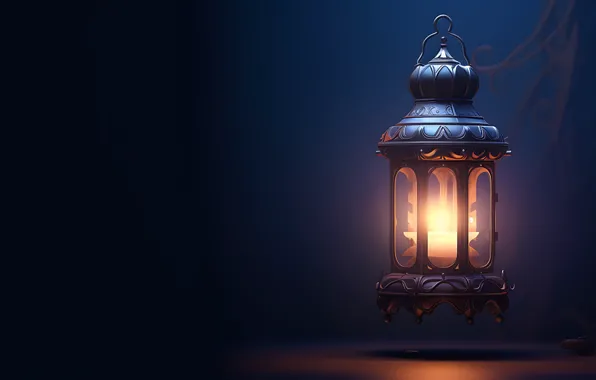 Light, night, the dark background, pattern, candle, Christmas, flashlight, lantern