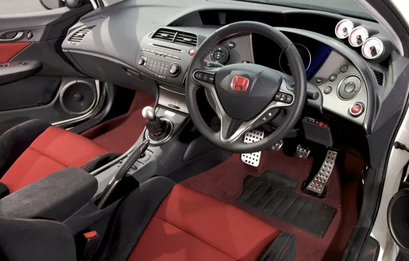 Interior, devices, the wheel, honda, auto, Honda, civic, torpedo