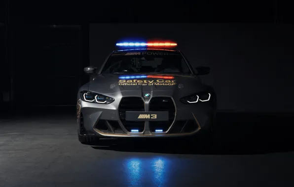 Picture BMW, MotoGP, Front, Lights, Grey, Safety Car, G80, M3 Competition