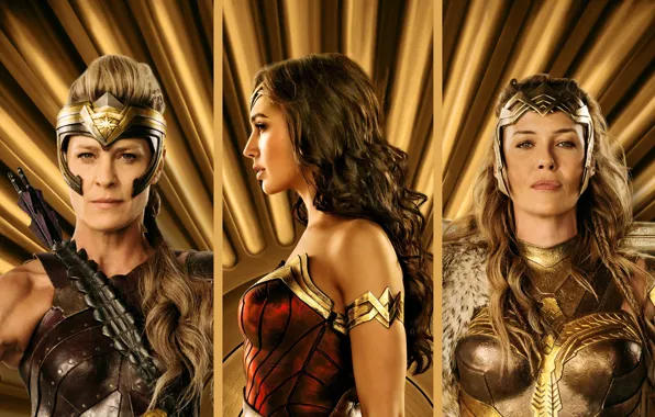 Picture cinema, Wonder Woman, armor, movie, brunette, blonde, queen, film