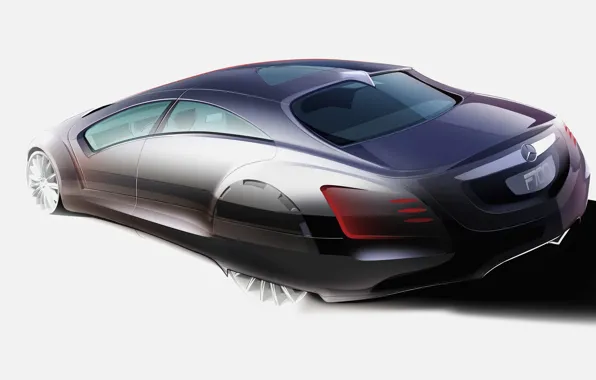 Picture design, figure, Mercedes-Benz, F700, the concept