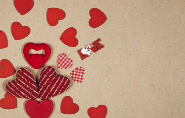 Background, Hearts, Holiday, Valentine's day