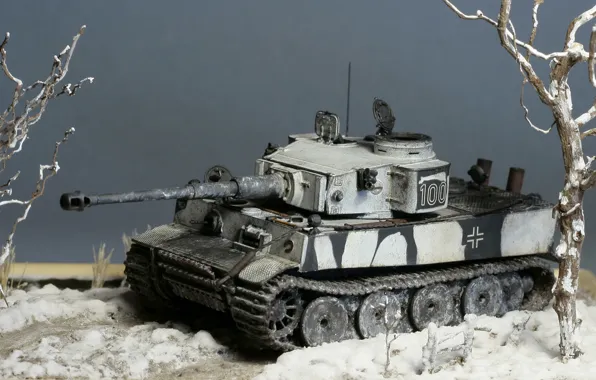 Toy, tank, German, model, heavy, Tiger I