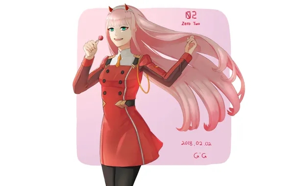 Girl, smile, 002, Darling In The Frankxx, Cute in France, Zero Two