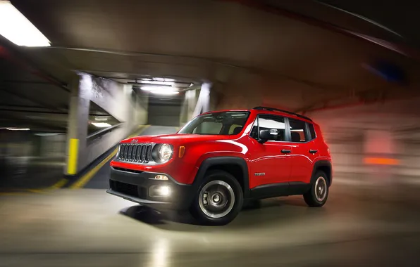 Jeep, Sport, Jeep, 2015, Renegade, BR-spec, renegade