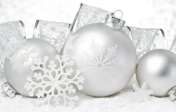 Picture winter, balls, snow, decoration, toys, New Year, Christmas, tape