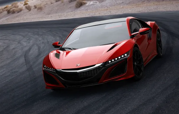 Red, Auto, Machine, Honda, Rendering, NSX, Honda NSX, Transport