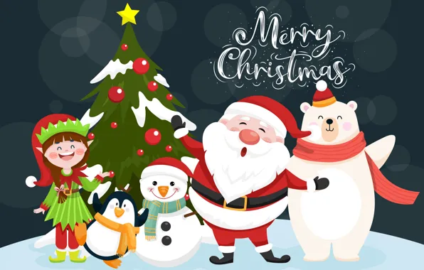 Balls, snow, joy, the inscription, graphics, Christmas, girl, the snow