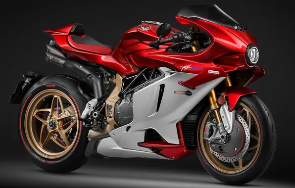 MV Agusta, 1000, Bikes, Superveloce, 2024, Dark background, Sports bikes, Gold Series